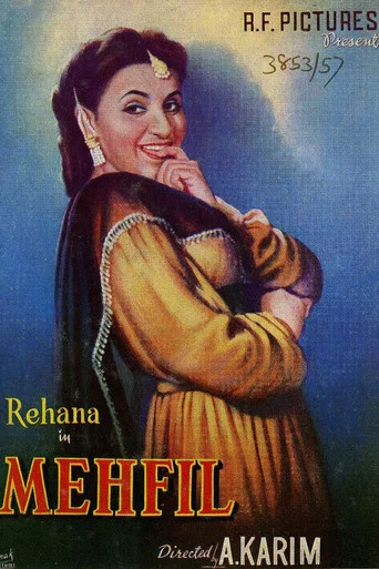 Movie poster for Mehfil (1957)