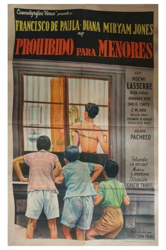 Movie poster for Prohibido para menores (1956)