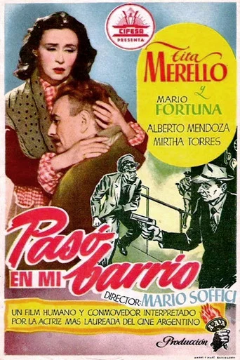 Movie poster for Pasó en mi barrio (1951)