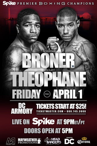 Movie poster for Adrien Broner vs. Ashley Theophane (2016)
