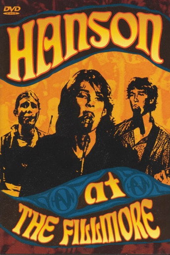 Movie poster for Hanson: At the Fillmore (2001)