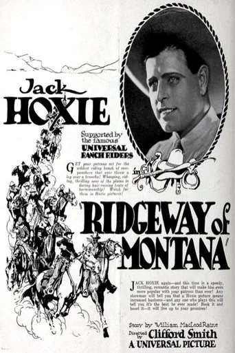 Movie poster for Ridgeway of Montana (1924)