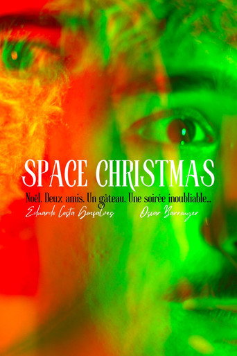 Space Christmas poster