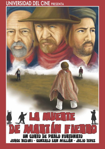 Movie poster for La muerte de Martín Fierro (2013)