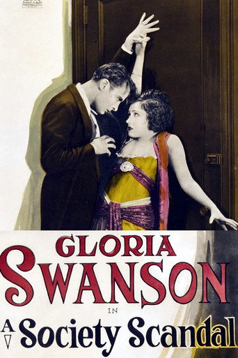 Movie poster for A Society Scandal (1924)