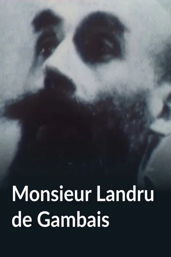 Movie poster for Monsieur Landru de Gambais (1984)