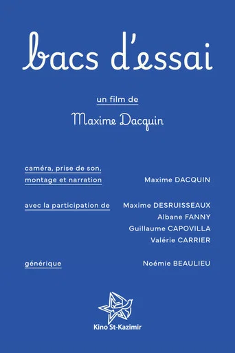 Movie poster for Bacs d'essai (2025)