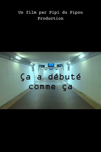 Movie poster for Ça a débuté comme ça (2026)