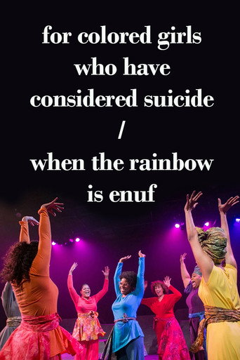 Movie poster for for colored girls who have considered suicide/when the rainbow is enuf (2016)