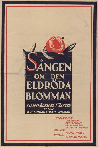 Movie poster for Song of the Scarlet Flower (1919)