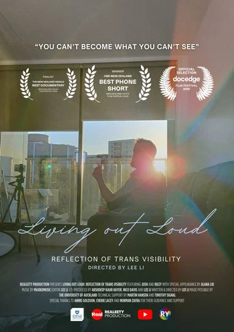 Movie poster for Living Out Loud: Reflection of Trans Visibility (2024)