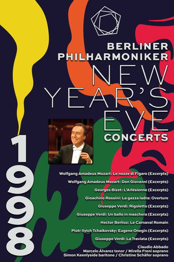 Movie poster for The Berliner Philharmoniker’s New Year’s Eve Concert: 1998 (1998)
