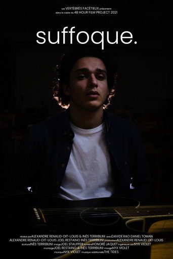 Movie poster for suffoque. (2021)