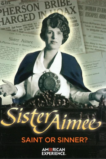 Movie poster for Sister Aimee (2007)