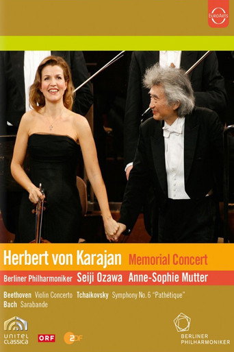 Movie poster for Herbert Von Karajan Memorial Concert (2008)