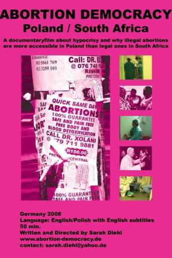 Movie poster for Abortion Democracy: Poland/South Africa (2008)