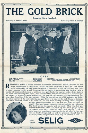 Movie poster for The Gold Brick (1913)