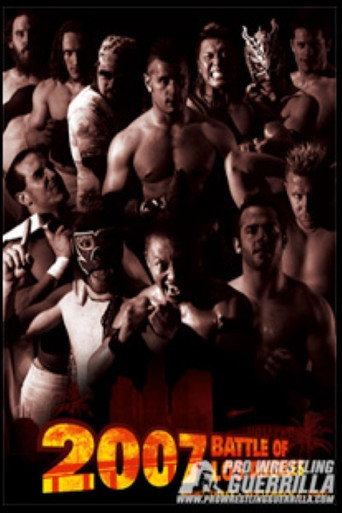 Movie poster for PWG: 2007 Battle of Los Angeles - Night Three (2007)