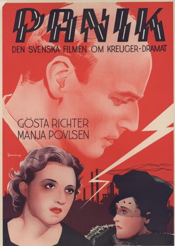 Movie poster for Panik (1939)