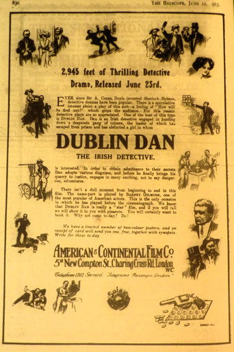 Movie poster for Dublin Dan (1912)