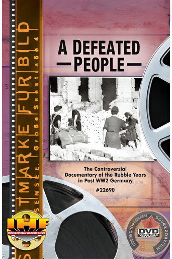 Movie poster for A Defeated People (1946)