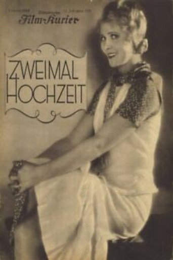 Movie poster for Twice Wedding (1930)