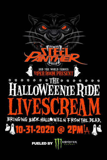 Movie poster for Steel Panther - The Halloweenie Ride Livescream (2020)