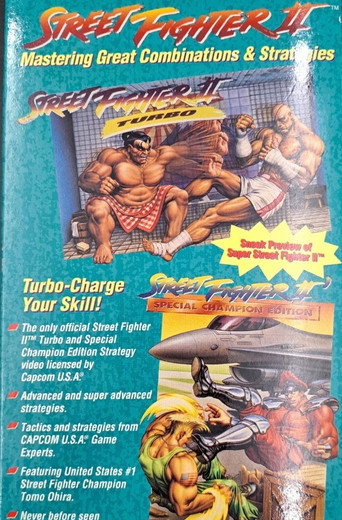 Movie poster for Street Fighter II: Mastering Great Combinations and Strategies (1993)