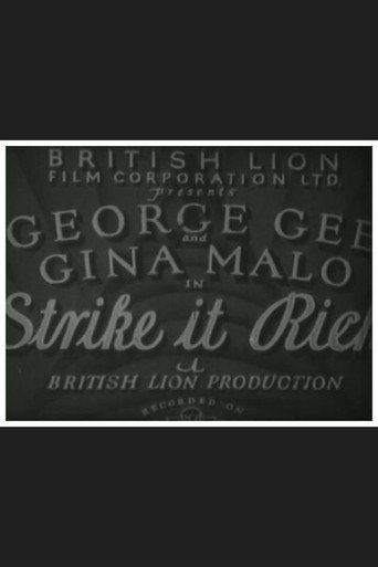 Movie poster for Strike It Rich (1933)