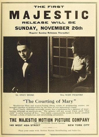 Movie poster for The Courting of Mary (1911)