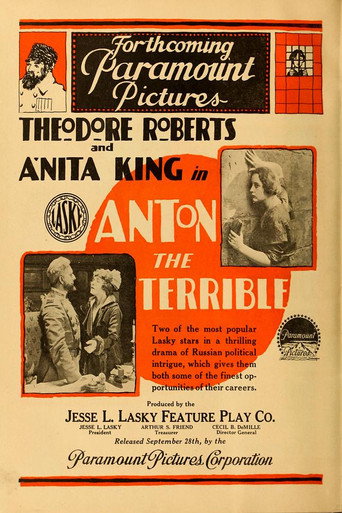 Movie poster for Anton the Terrible (1916)