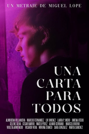 Movie poster for Una carta para todos