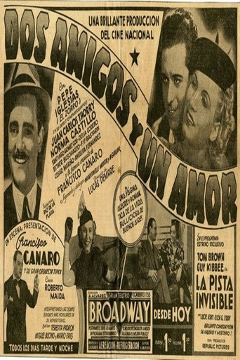 Movie poster for Dos amigos y un amor (1938)