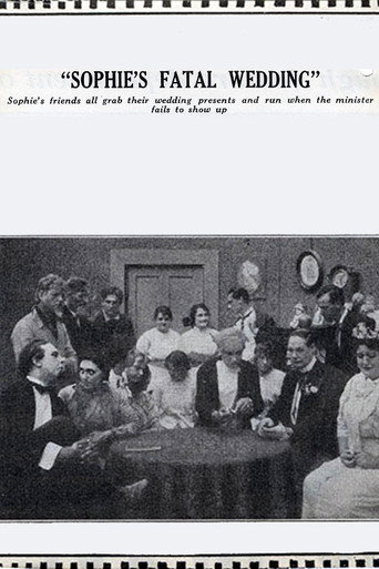 Movie poster for Sophie's Fatal Wedding (1914)
