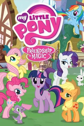 Series poster for My Little Pony: Friendship Is Magic (2010)