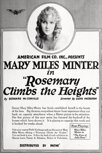 Movie poster for Rosemary Climbs the Heights (1918)