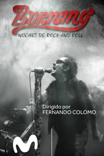 Burning. Noches de rock and roll poster