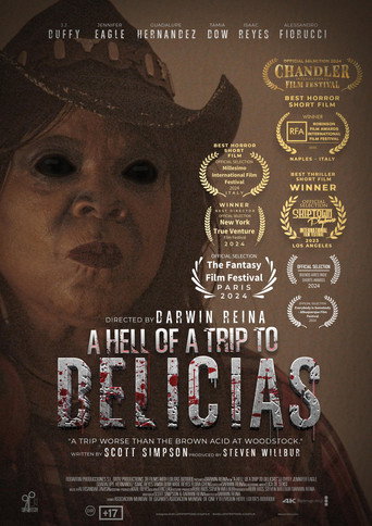 Movie poster for A Hell of a Trip to Delicias (2024)