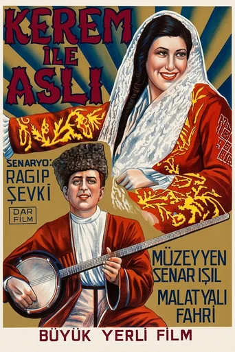 Movie poster for Kerem ile Aslı (1942)