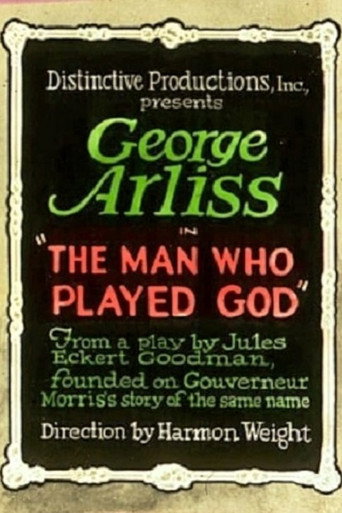 Movie poster for The Man Who Played God (1922)