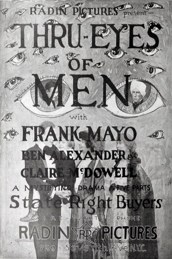 Movie poster for Through Eyes of Men (1920)