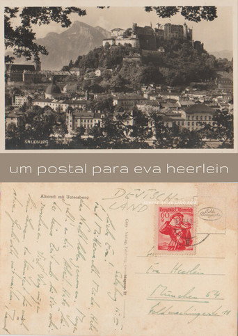 Movie poster for Um postal para Eva Heerlein (2022)