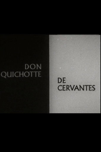 Movie poster for Don Quichotte de Cervantes (1965)