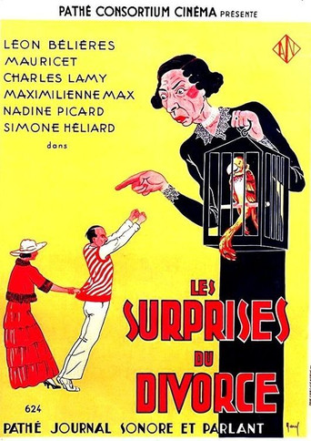 Movie poster for Les surprises du divorce (1933)
