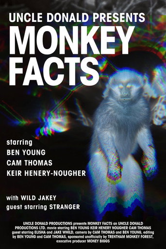 Movie poster for monkey facts. (2025)
