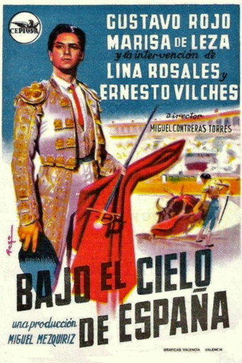 Movie poster for Under the Sky of Spain (1953)