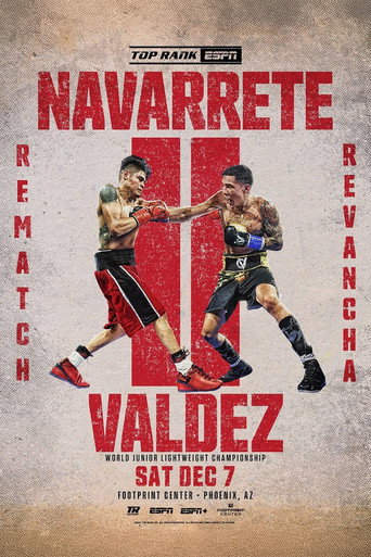 Movie poster for Emanuel Navarrete vs. Oscar Valdez II (2024)