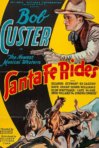 Movie poster for Santa Fe Rides (1937)