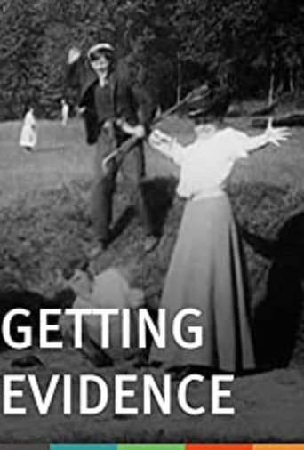 Movie poster for Getting Evidence (1906)