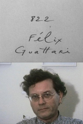 Movie poster for Cinématon : n°822 Félix Guattari (1986)